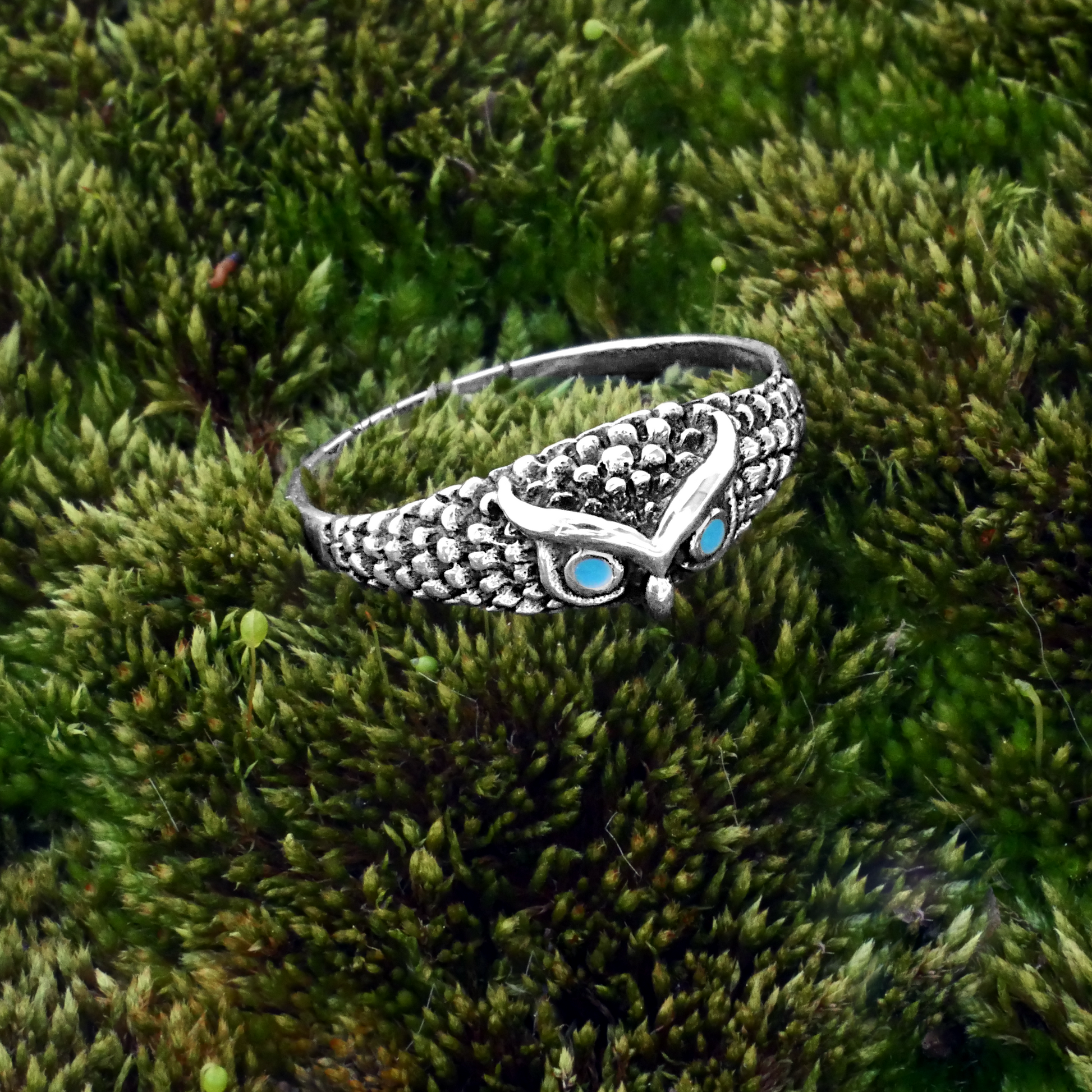 Silver Owl Ring