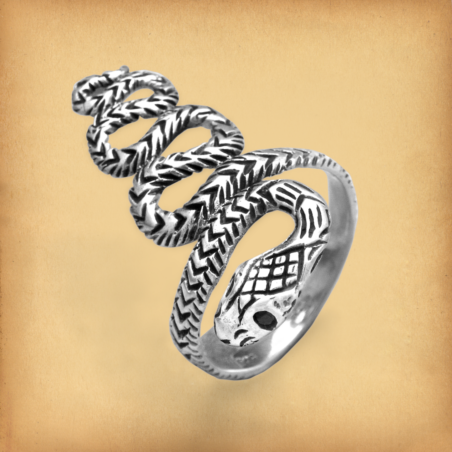 Silver Snake Ring