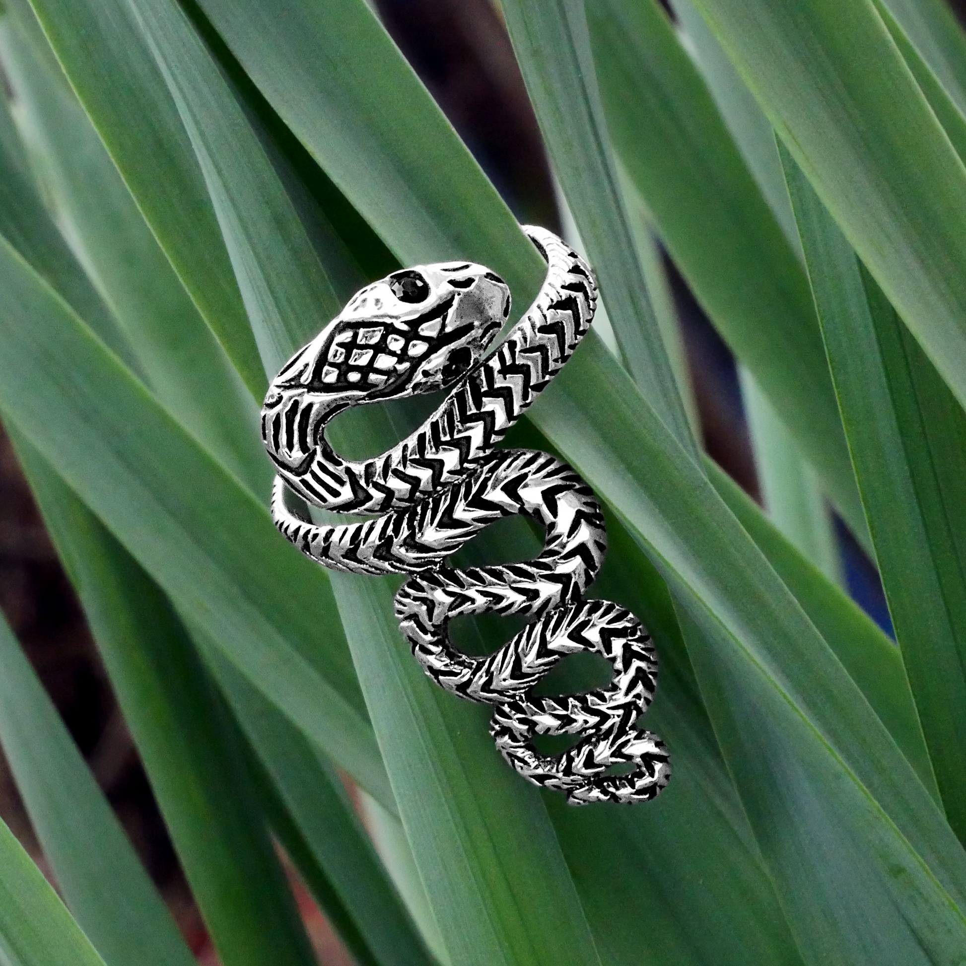 Silver Snake Ring