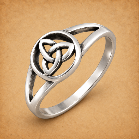 Silver Triquetra Ring