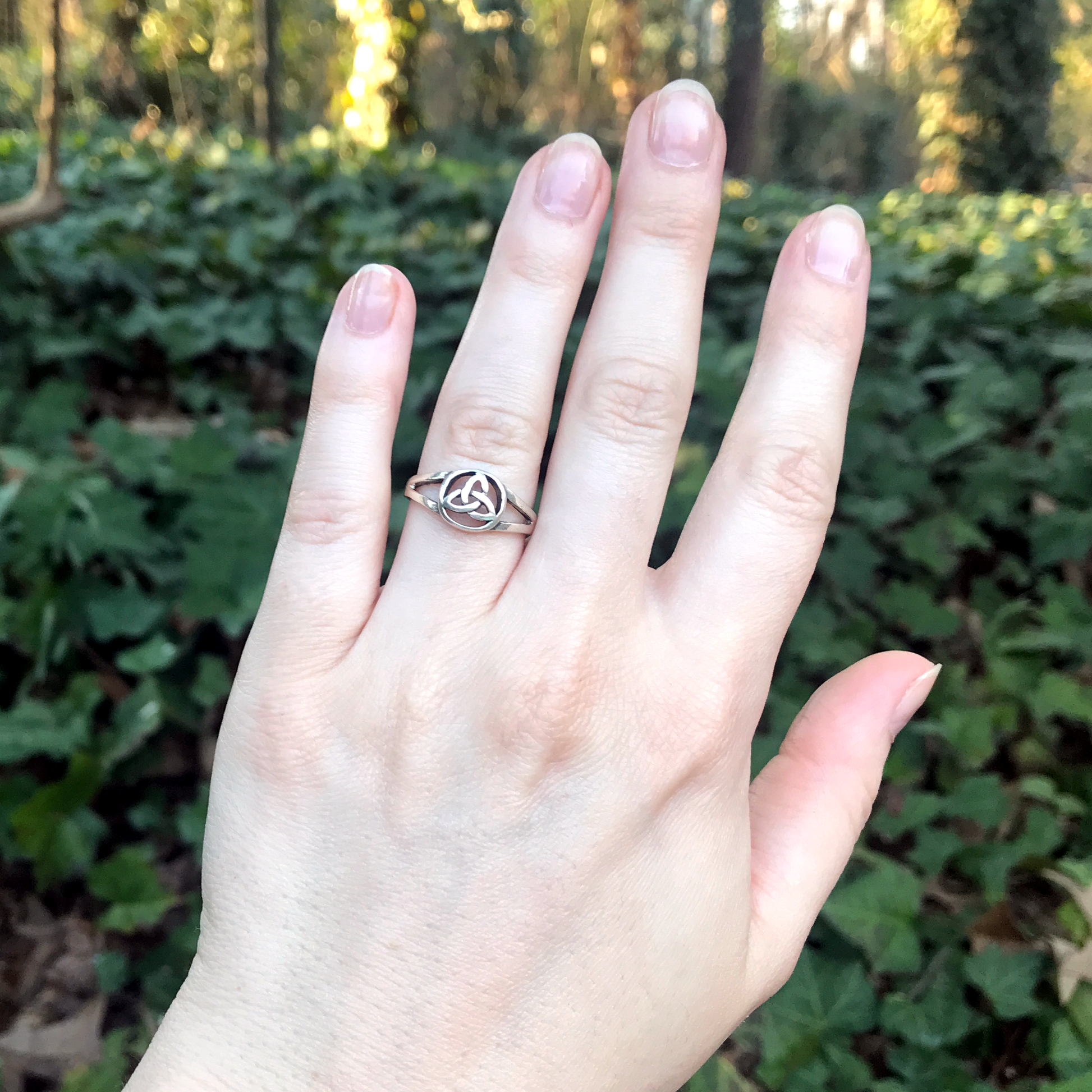 Silver Triquetra Ring