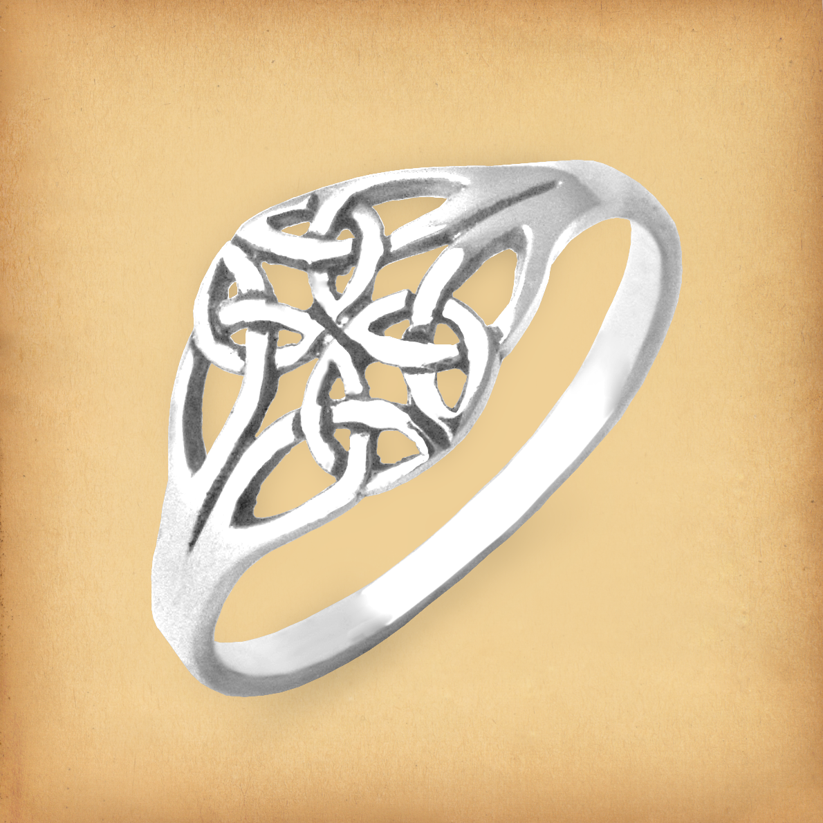 Silver Filigree Celtic Ring