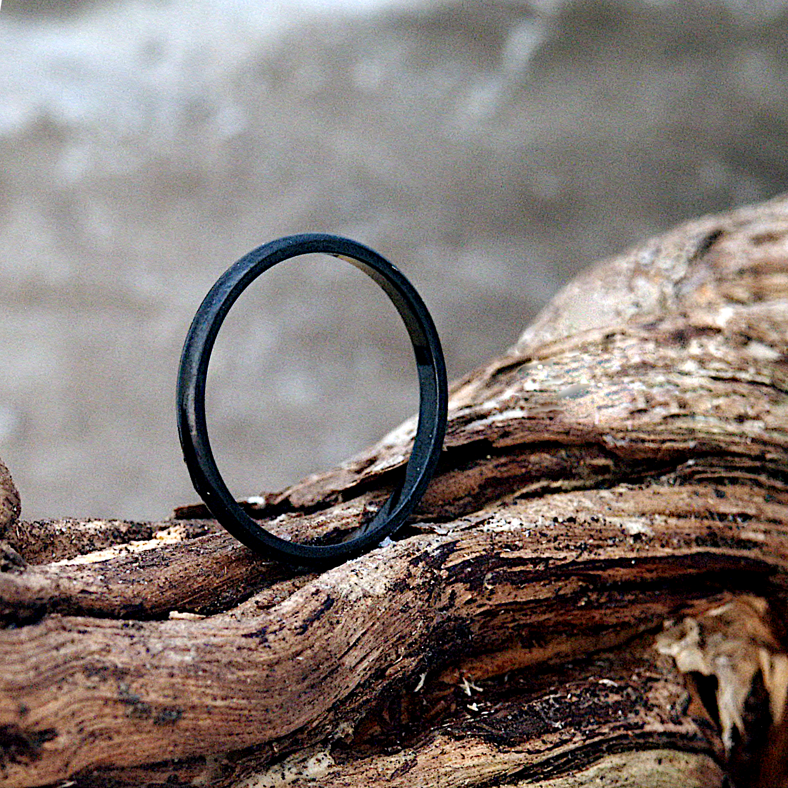 Basic Black Narrow Ring