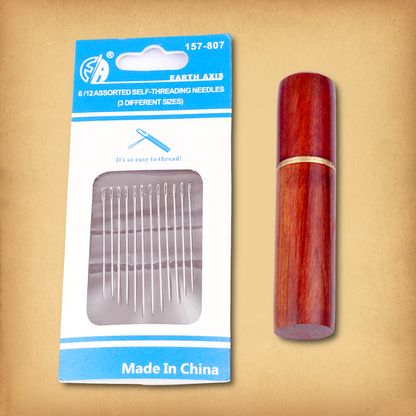 Wooden Needle Case