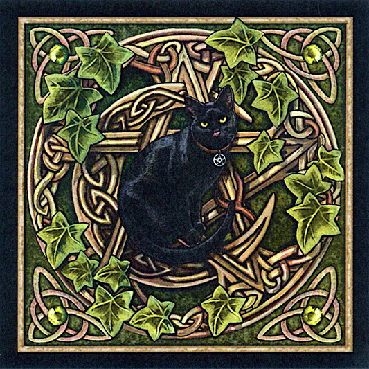 Cat Pentagram Cross Stitch Pattern