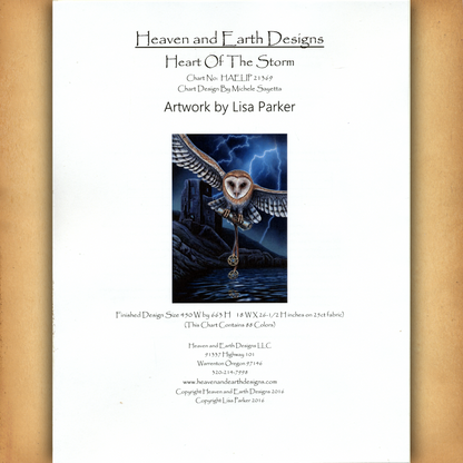 Heart of the Storm Cross Stitch Pattern