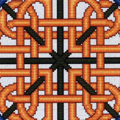 Aegishjalmr, Viking Rune Cross Stitch Pattern