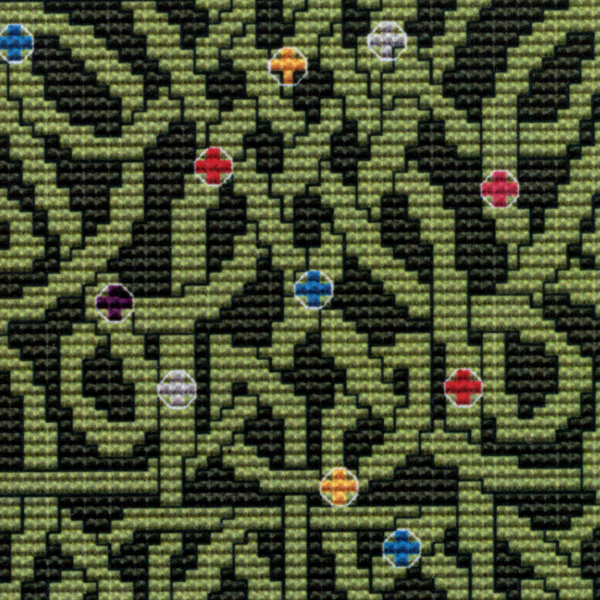 Celtic Christmas Tree Cross Stitch Pattern