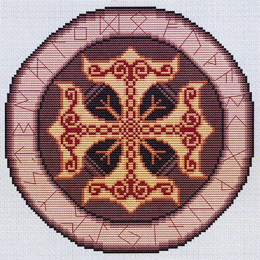 Thor's Shield Cross Stitch Pattern