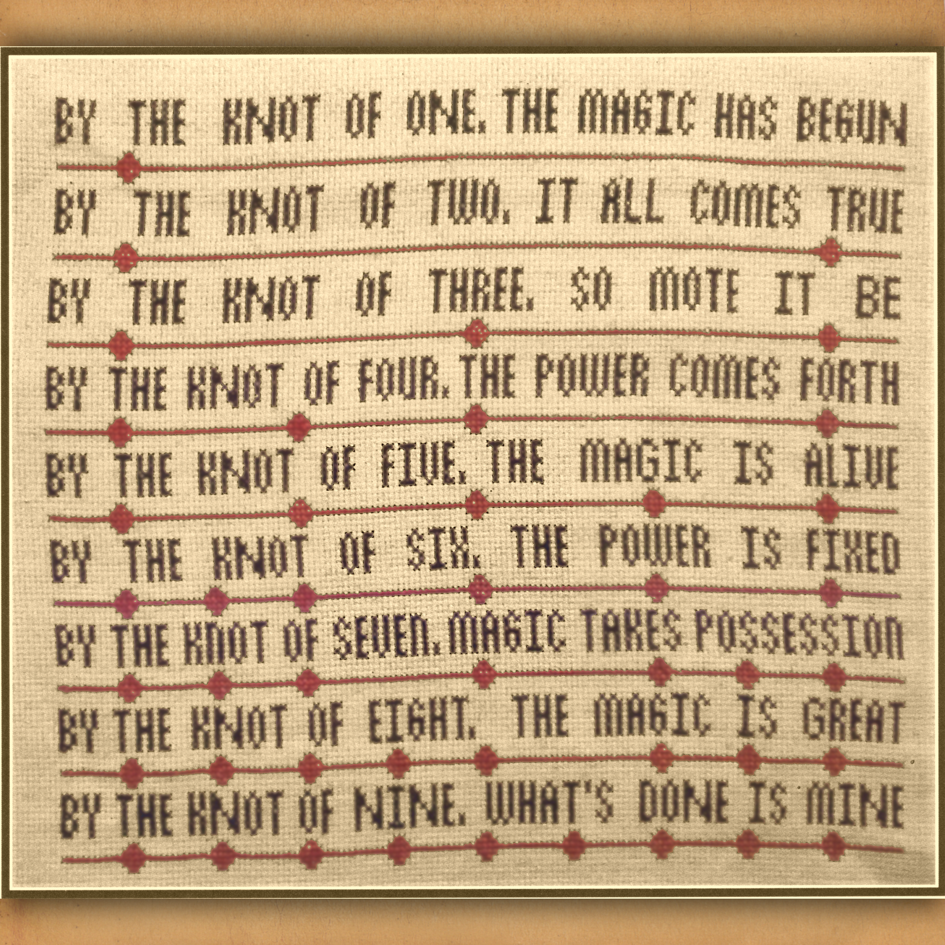 Knot Magic Cross Stitch Pattern