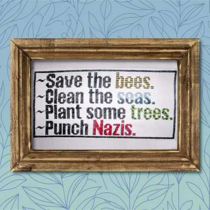To Do List Cross Stitch Pattern