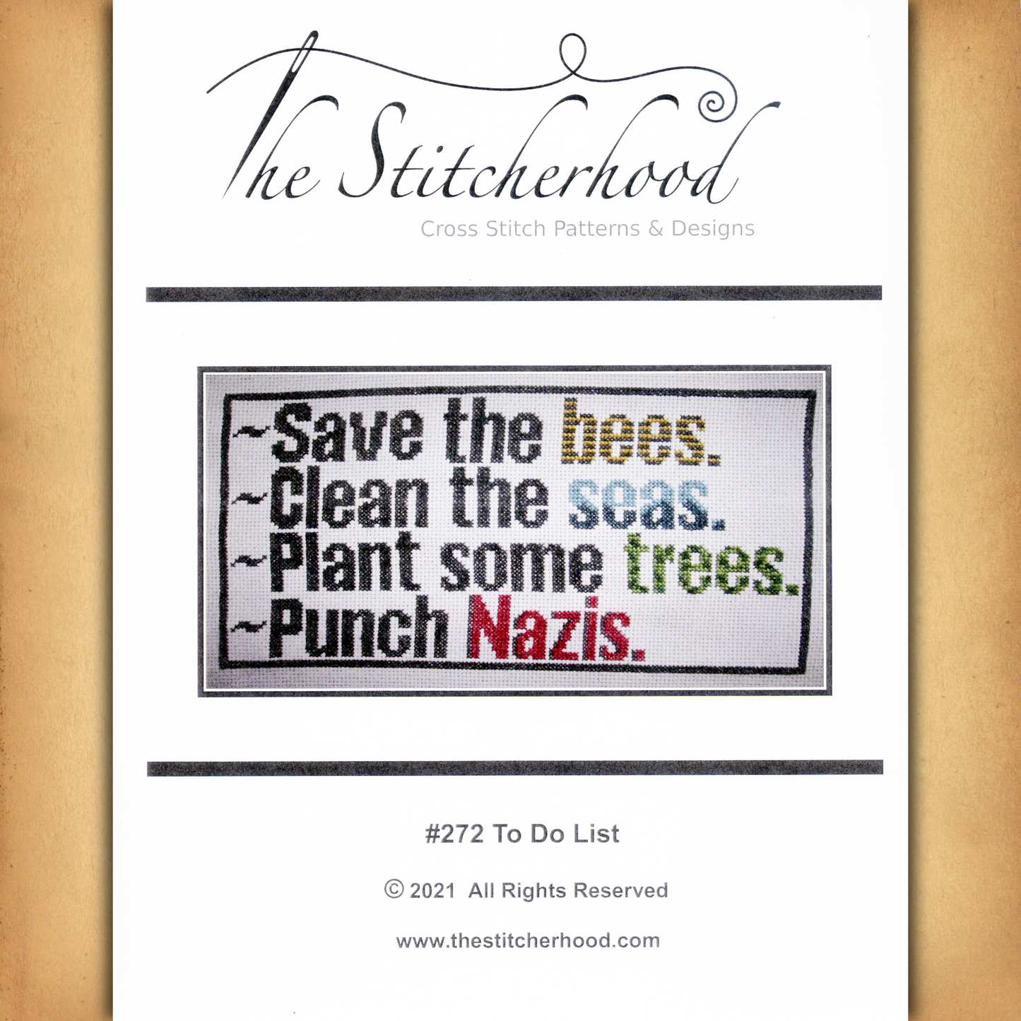 To Do List Cross Stitch Pattern