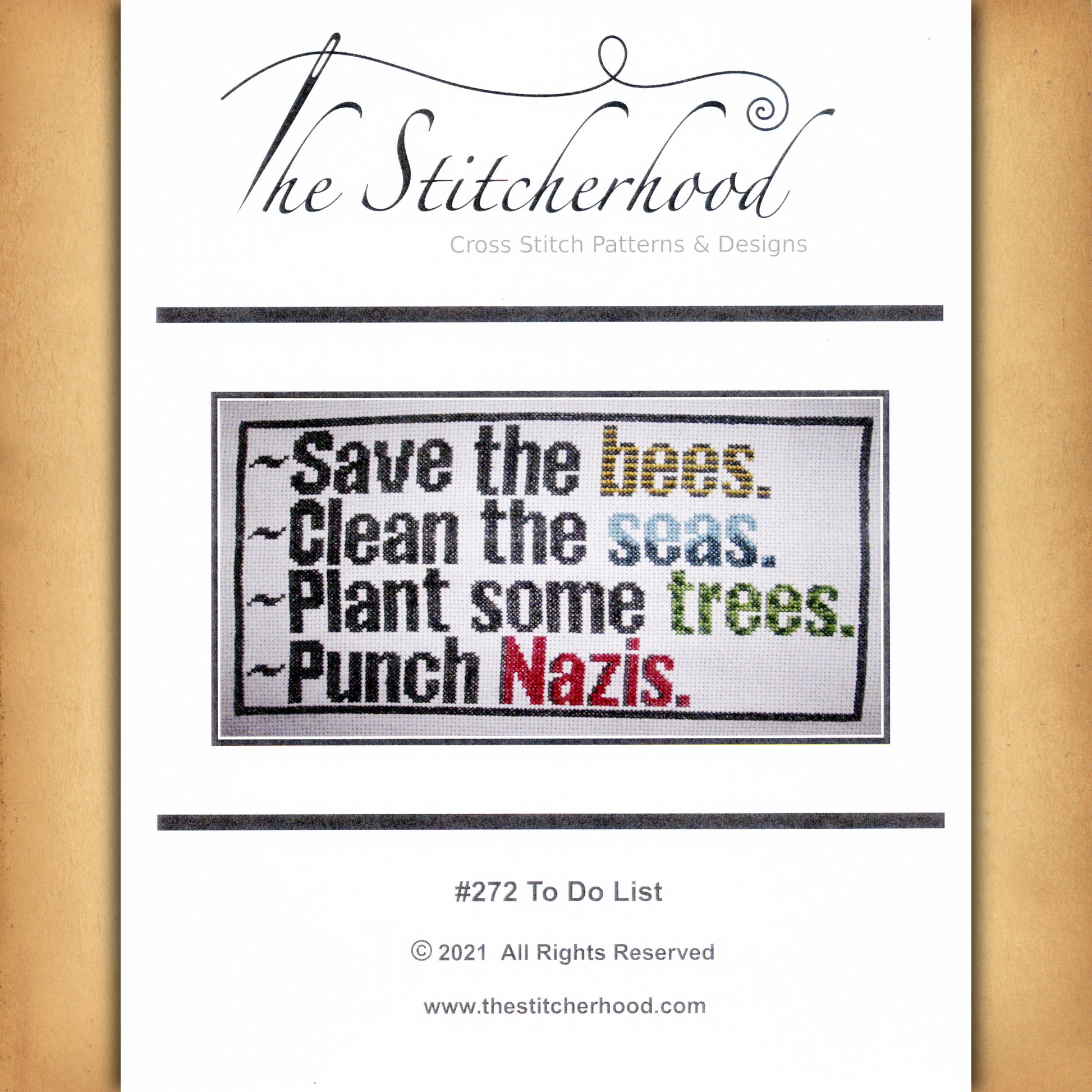 To Do List Cross Stitch Pattern