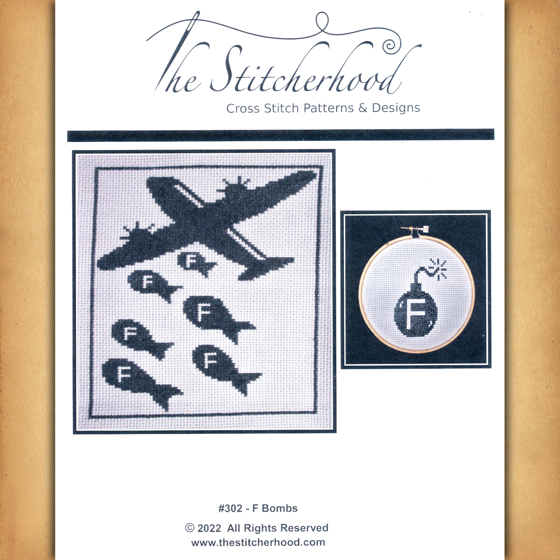F Bombs Cross Stitch Pattern