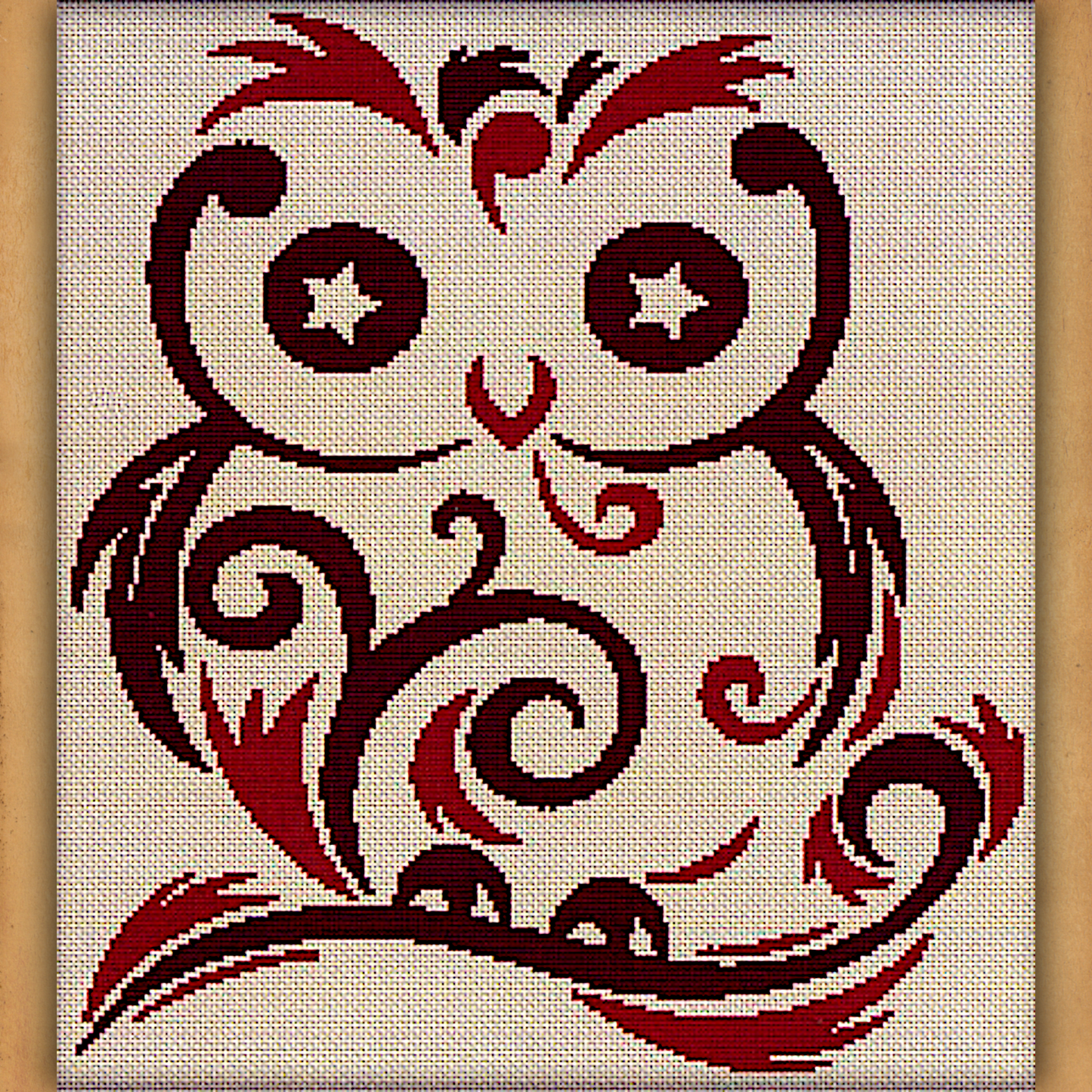 Starry Eyed Owl Cross Stitch Pattern