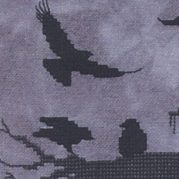 "Beneath the Harvest Moon" Cross Stitch Pattern