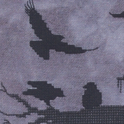 "Beneath the Harvest Moon" Cross Stitch Pattern