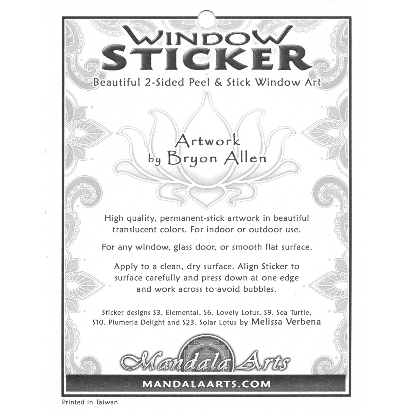 Spring Sprite Window Sticker