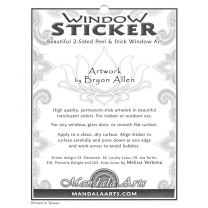 Spring Sprite Window Sticker