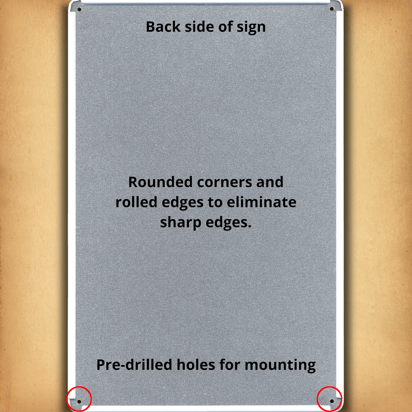 Wear Black Tin Sign