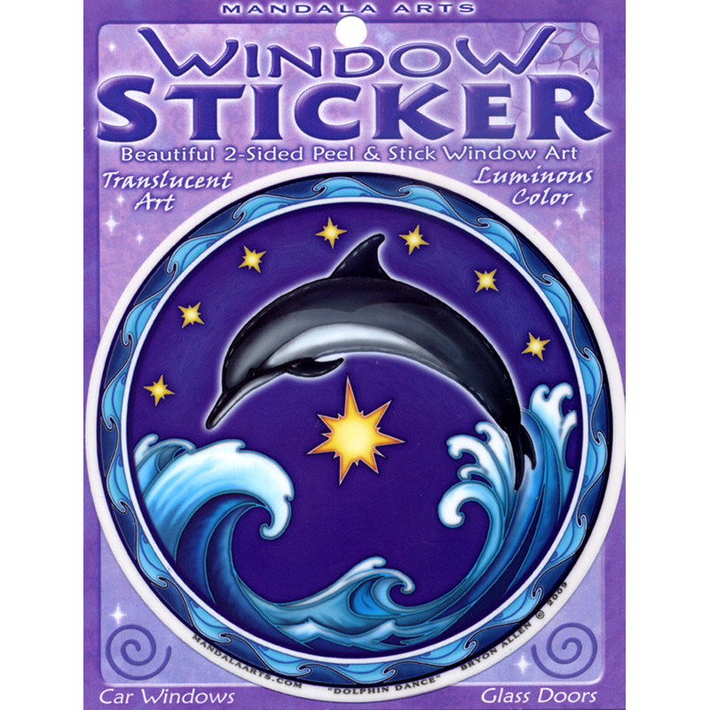 Dolphin Dance Window Sticker
