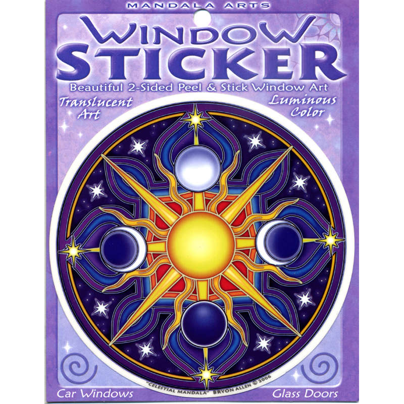 Celestial Mandala Window Sticker