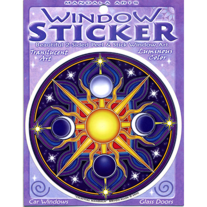 Celestial Mandala Window Sticker