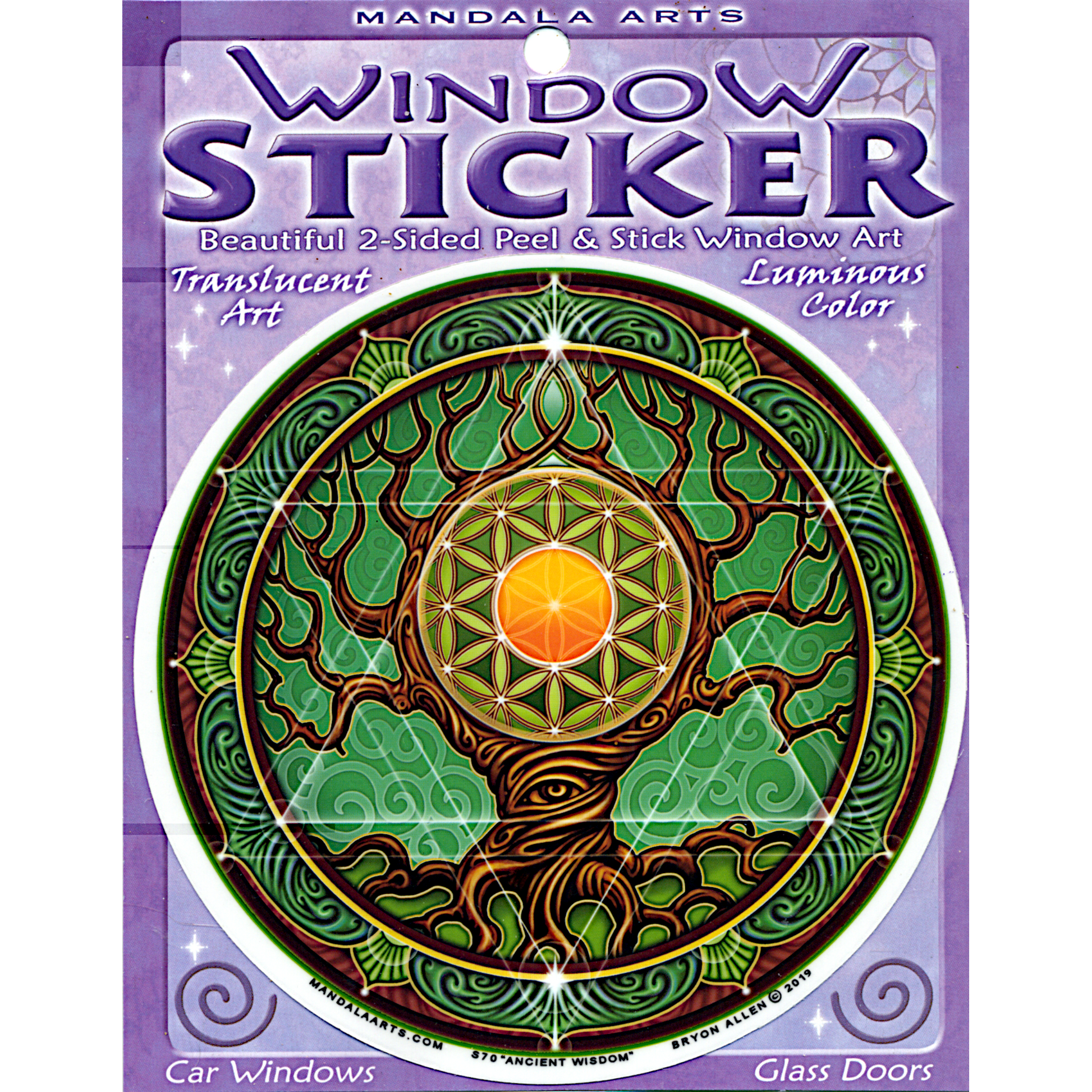 Ancient Wisdom Window Sticker