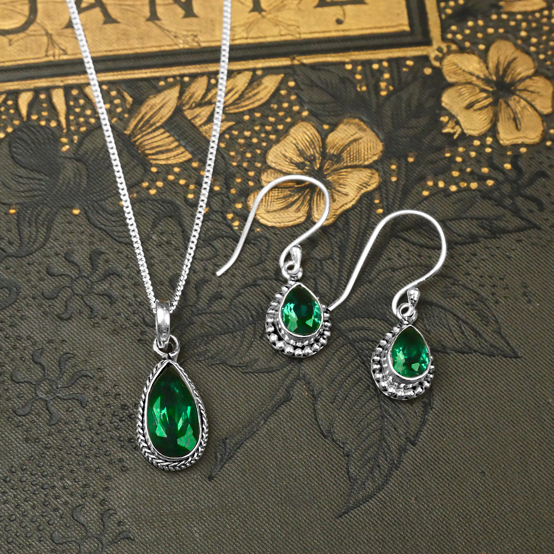 Silver Dragon’s Tear Earrings