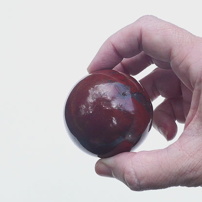 Polished Brecciated Jasper Sphere #1