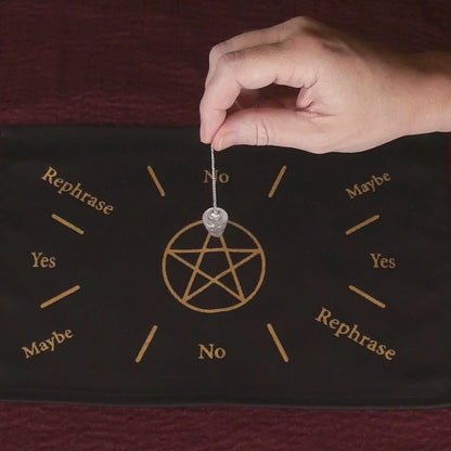 Polished Clear Quartz Divination Pendulum