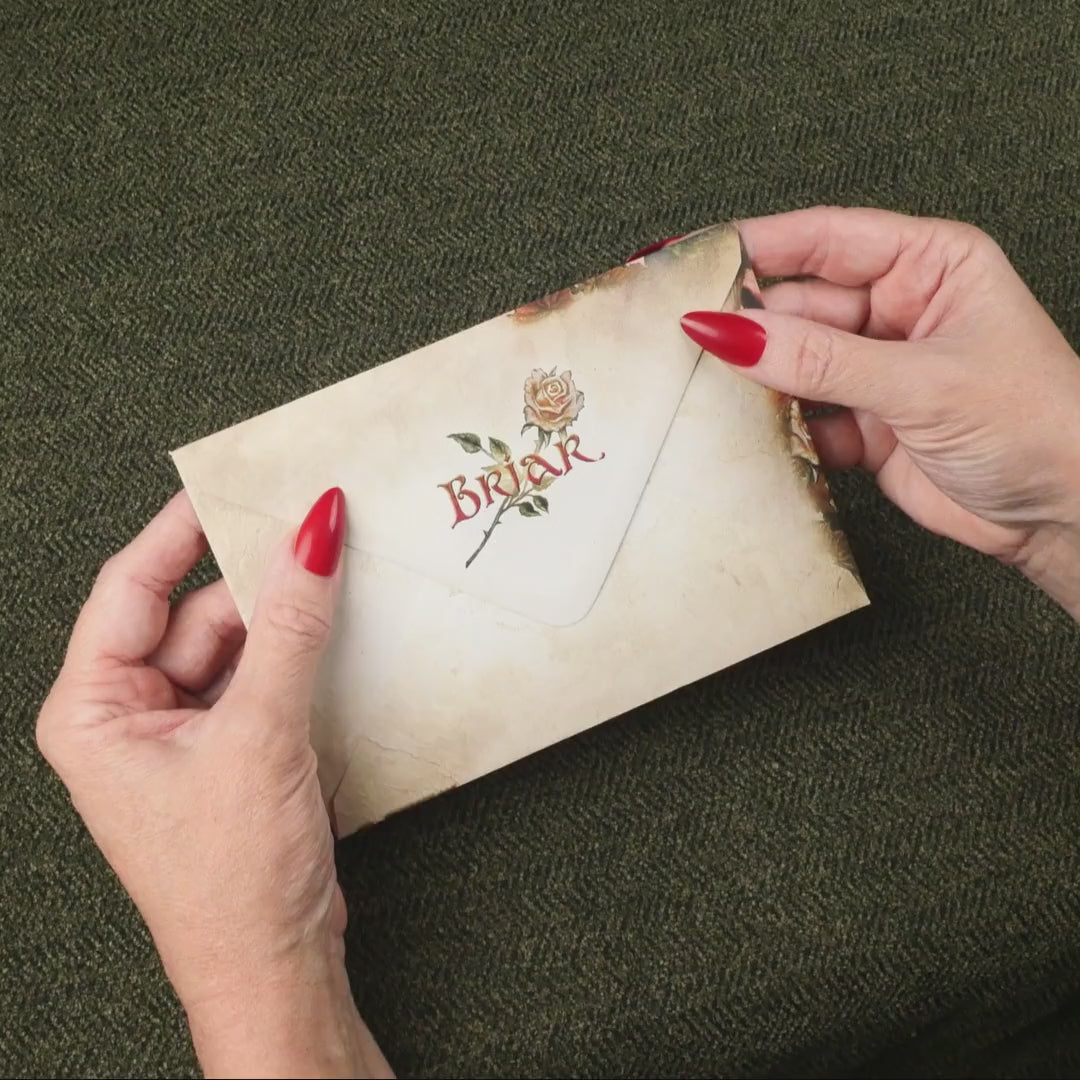 Queen of the Aurora Bears Yule Card