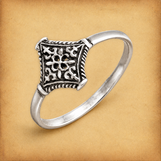 Silver Pirate's Treasure Ring