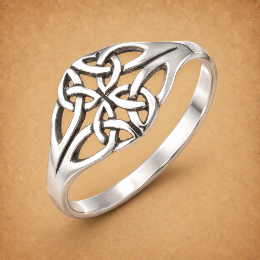 Silver Filigree Celtic Ring