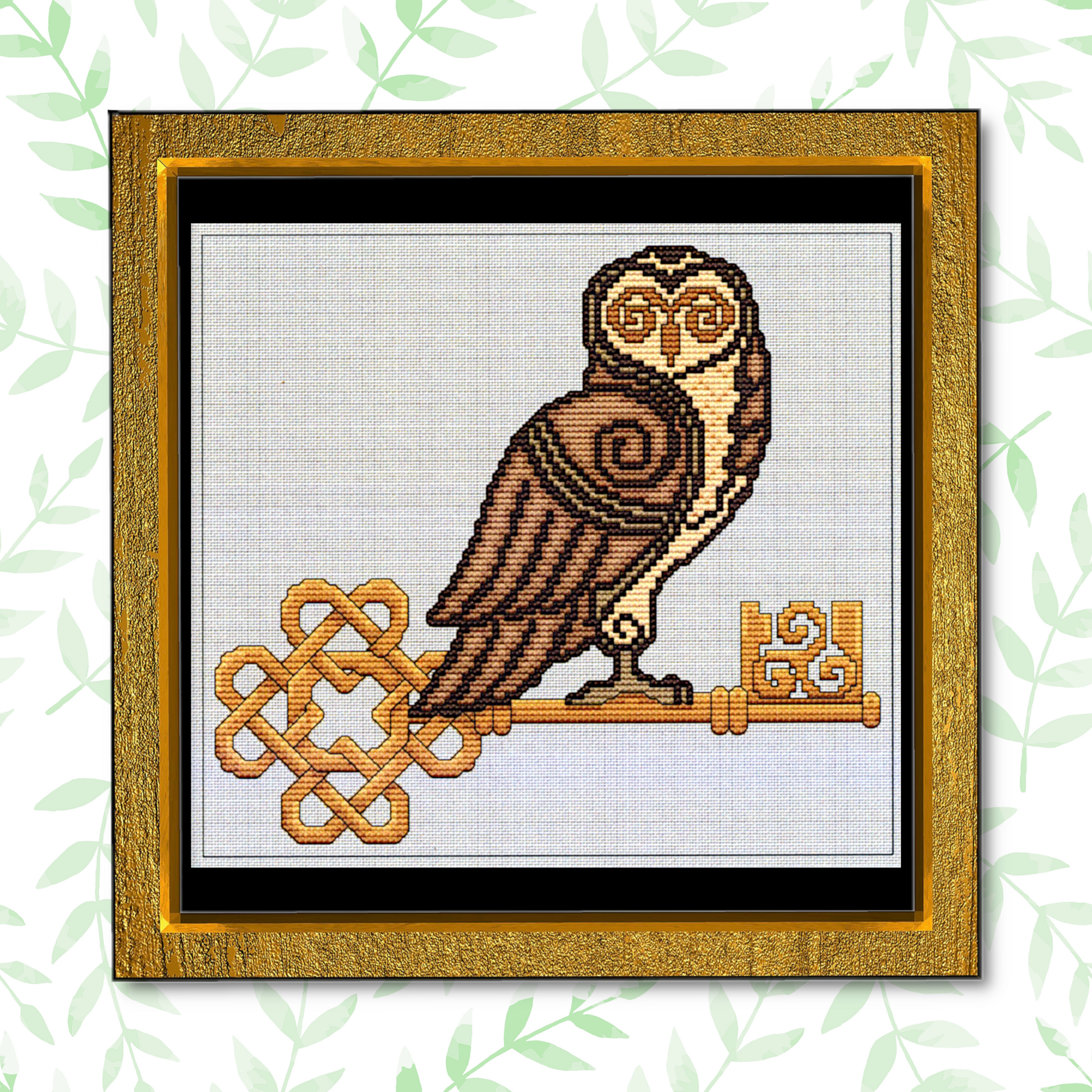 Key of Wisdom Cross Stitch Pattern